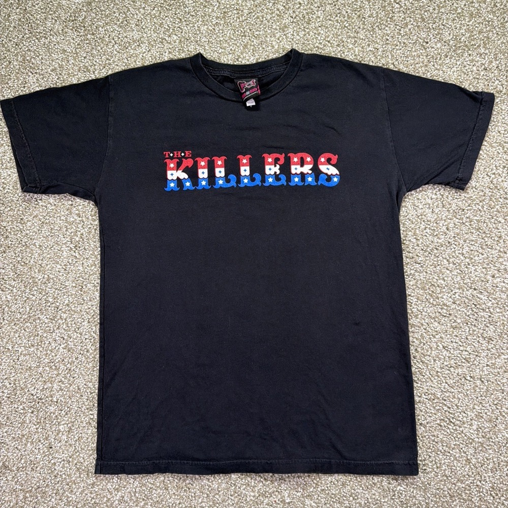 Vintage The Killers 2006 Band Tee Cinder Block Size Medium Double Sided Y2k Rare